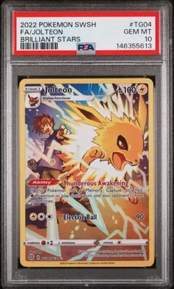2022 Pokemon Jolteon TG04/TG30 Trainer Gallery PSA 10 GEM MINT - Image 1