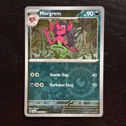 Morgrem 095/142 Pokemon Stellar Crown Scarlet & Violet Reverse Holo Common NM - Image 1