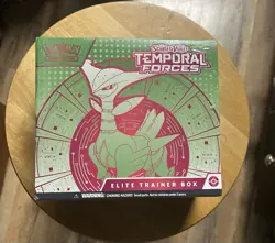 Pokemon Scarlet & Violet Temporal Forces Elite Trainer Box Iron Leaves Thorns - Image 1