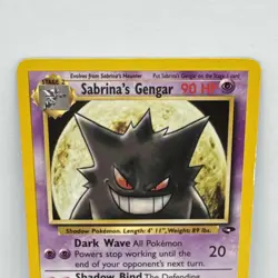 Pokemon Sabrina's Gengar 29/132 Gym Challenge Regular Rare 90HP Stage 2 Pokemon - Image 2