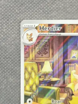 Herdier 155/086 IR Illustration Rare Sv: White Flare Holo Pokemon TCG - Image 3