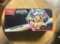 Pokemon Scarlet & Violet Prismatic Evolutions Booster Box Eevee Vaporeon Jolteon - Image 1