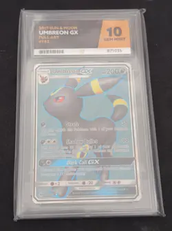 Umbreon GX -SV69/SV94 - Hidden Fates Full Art - Gem Mint ACE 10 - Pokemon - Image 3