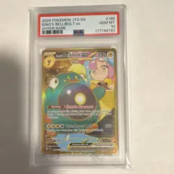Pokemon Iono's Bellibolt ex 188/159 Sv09 Journey Together Hyper Rare PSA 10 Holo - Image 1