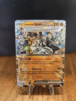 Pokemon Cornerstone Mask Ogerpon ex 58/131 Prismatic Evolutions Holo - Image 1