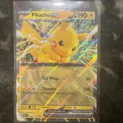 Pokemon TCG Pikachu EX 28/131 Double Rare Holo SV: Prismatic Evolutions NM - Image 1