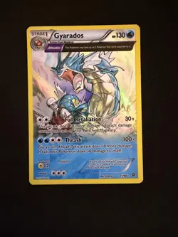 Gyarados Holo Foil Rare 21/98 Pokemon XY Ancient Origins 2015 - Image 1