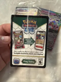 Pokemon Sylveon EX #41/131 Sealed Stamped Prismatic Evolutions Promo - Image 2