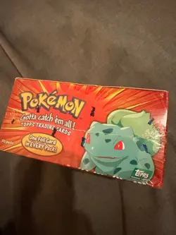 1999 Pokemon Topps TV Series 1 Sealed Booster Box GREEN LOGO Rare - Image 3
