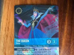 The Queen Diviner Enchanted 218/204 Disney Lorcana Ursula's Return Holo NM - Image 3