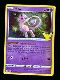 Mew 011/025 Celebrations Holo Rare Pokemon Card - Image 1