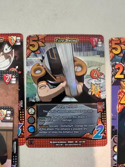 MY HERO ACADEMIA Card Game Wave 1 - 12 cards - priced to move! Tape Swing 50/180 - Image 2