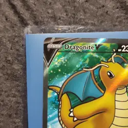 Pokemon Dragonite V Full Art Holo Ultra Rare 076/078 Pokemon GO TCG Card - Image 2