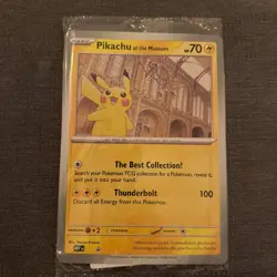 Pokemon Natural History Museum: Pikachu at the Museum Promo Card (mint sealed) - Image 1