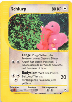 3 originale Pokemon E-Cards von 2002/2003: Sandan, Porygon, Schlurp - DE - Image 2