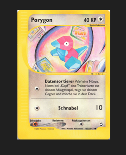 3 originale Pokemon E-Cards von 2002/2003: Sandan, Porygon, Schlurp - DE - Image 3