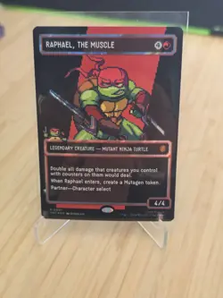 MTG - Raphael The Muscle #091 -Surge Foil Mythic - TMNT - NM++ - Image 1