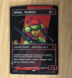 MTG - Raphael The Muscle #091 -Surge Foil Mythic - TMNT - NM++ - Image 3