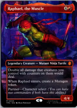 Raphael, the Muscle () (Borderless) M Commander: Teenage Mutant Ninja Turtles 4 - Image 1