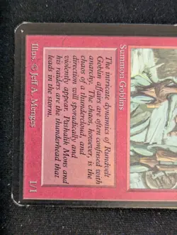 Mons's Goblin Raiders - Alpha - LP - MTG - Magic The Gathering - Red - Creature - Image 2