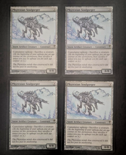 PLAYSET MAGIC MTG PHYREXIAN SOULGORGER 4x Coldsnap UK - Image 1