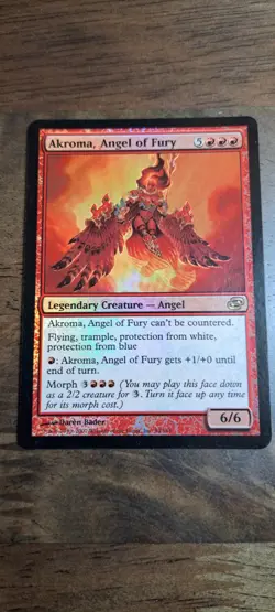 Mtg Akroma Angel Of Fury Planar Chaos Foil #94 - Image 1