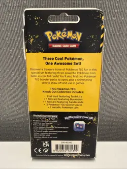 Pokemon TCG Knock Out Collection Toxtricity Sealed - 3 Foils, 2 Packs, 1 Coin 820650131394 - Image 2