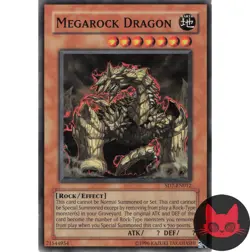 Yugioh Megarock Dragon SD7-EN012 Common LP - Image 1