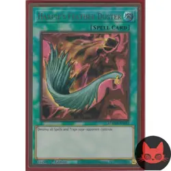 Yugioh Harpie's Feather Duster MAGO-EN042 Gold Rare 1st Edition NM - Image 1