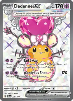 Dedenne ex 239/193 Ultra Rare | Paldea Evolved | Pokemon Card - Image 1