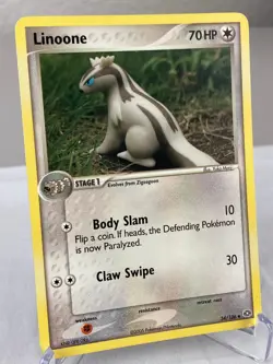 Linoone 34/106 - EX Emerald Pokemon Card - Lightly Played - Image 2