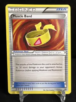 Pokemon TCG - XY - Muscle Band 121/146 Card - Image 1