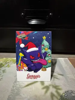 Pokemon 2024 Card Database Christmas Set Gengar 1 Cracked Holo Peru US Seller - Image 1