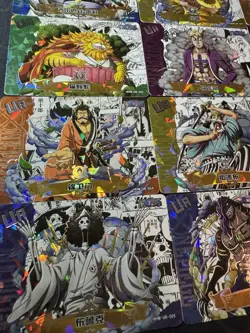 One Piece Full Set of 18 Ultra Rare Premium Foiled Collectible Character Cards - Image 5