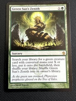 Green Sun's Zenith Mirrodin Besieged MTG #81 NM - Image 1