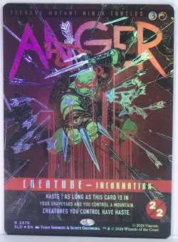 Anger (2375) [New, Near Mint] *Foil* {TMNT SLD} - Image 1