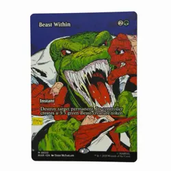 Beast Within Borderless Non‑Foil #33 Mythic MTG Spider‑Man MAR EN NM - Image 1