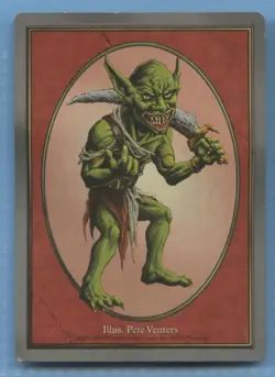 MTG: Token: Unglued: Goblin by Pete Venters: Played - Image 1