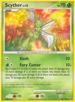 Scyther 46/100 Uncommon | Majestic Dawn | Pokemon Card - Image 1
