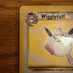 Wigglytuff Rare Unlimited Jungle 32/64 Pokemon TCG HP - Image 3