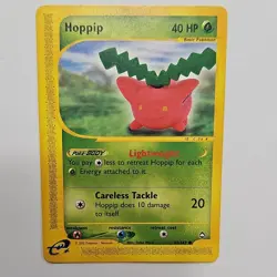 Pokemon Hoppip 40HP Common Aquapolis 83/147 Regular Basic Careless Tackle LP - Image 1