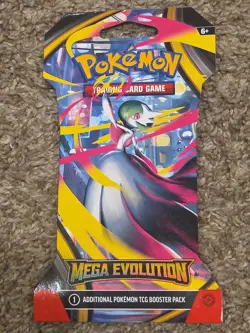 Mega Evolution Sleeved Booster Pack Pokemon TCG FACTORY SEALED NEW - Image 1