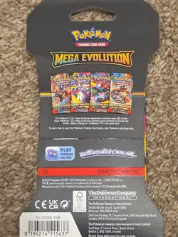 Mega Evolution Sleeved Booster Pack Pokemon TCG FACTORY SEALED NEW - Image 2