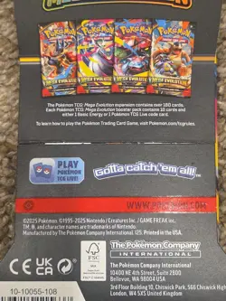 Mega Evolution Sleeved Booster Pack Pokemon TCG FACTORY SEALED NEW - Image 3