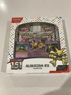 Pokemon 151 Scarlet & Violet Alakazam ex Collection Box TCG Sealed [AU Seller] - Image 1