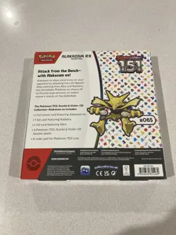 Pokemon 151 Scarlet & Violet Alakazam ex Collection Box TCG Sealed [AU Seller] - Image 2