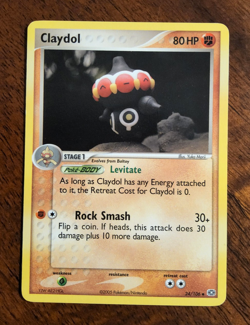 Pokemon TCG Claydol EX Emerald 24/106 uncommon 2005 LP - Image 1
