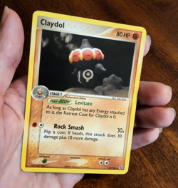 Pokemon TCG Claydol EX Emerald 24/106 uncommon 2005 LP - Image 3