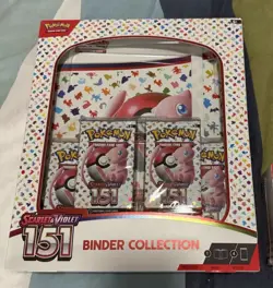 Pokemon TCG Scarlet & Violet - 151 Binder Collection - 4 Packs SEALED English 820650853142 - Image 1