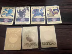 Pokemon Cards Metal Gold 7 Cards - Image 2
